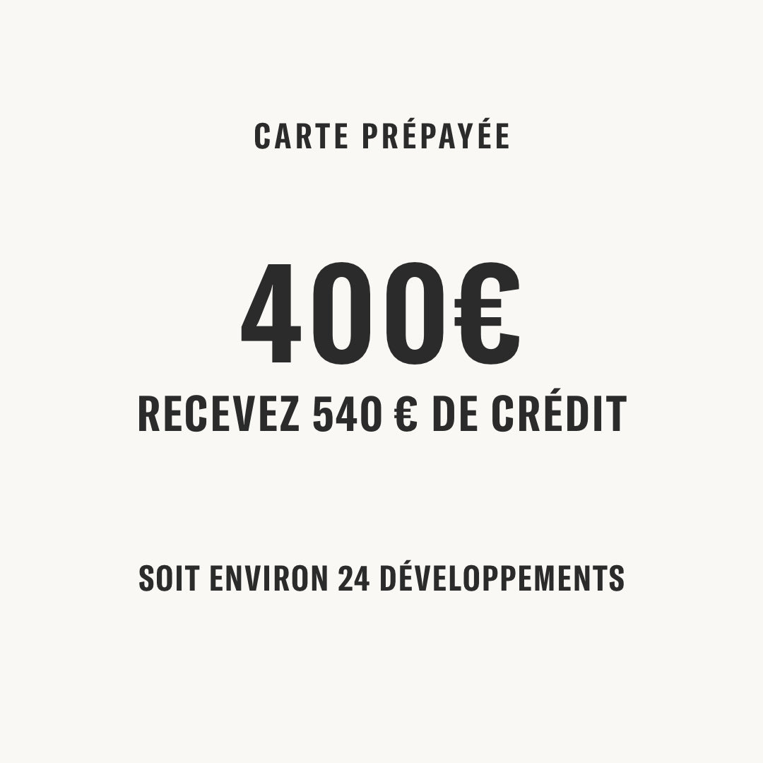 Prepaid Cards – Crédit Club 35